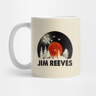 Reeves Name Record Music Forest Gift Mug